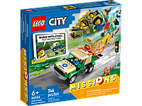 Конструктор LEGO City Місії з порятунку диких тварин (60353)