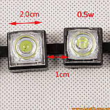 2шт Денні ходові вогні 10 LED лінз гнучкі світлодіодні ДХО DRL LED-підсвітка, фото 3