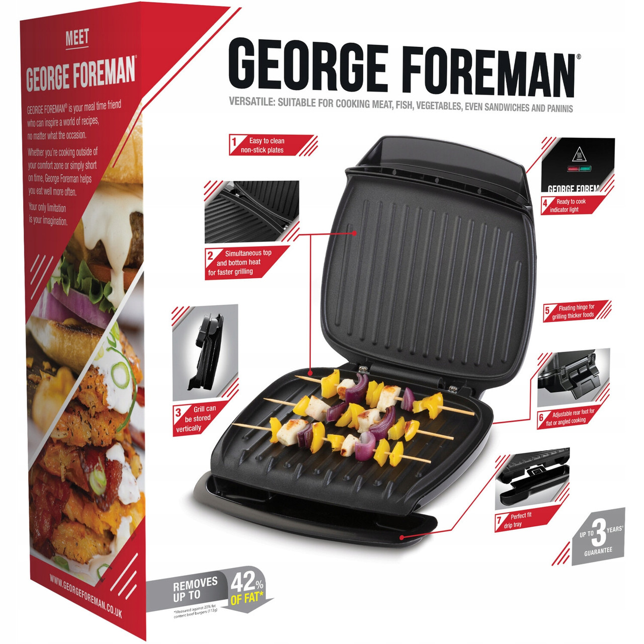 Прижимной гриль George Foreman 23420-56 - фото 8 - id-p1759586015