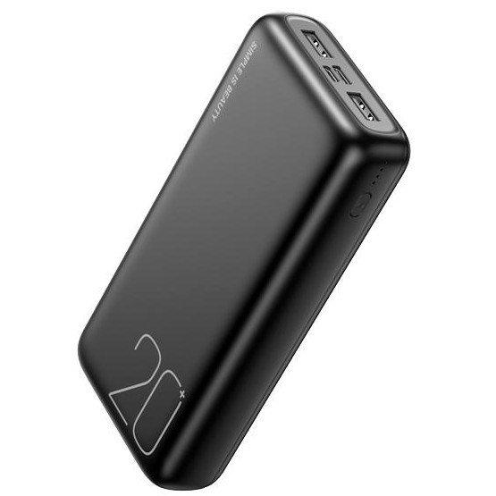 Портативний акумулятор Power Bank XO PR183 2xUSB 20000mAh Чорний
