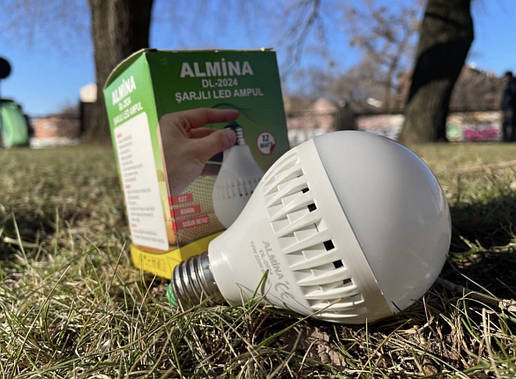 Лампочка з акумулятором 12W. Led-лампа з вбудованим акумулятором., фото 2