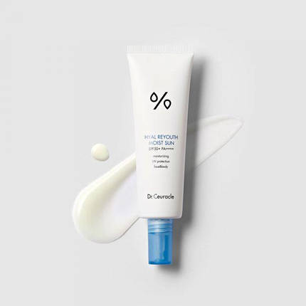 Зволожуючий сонцезахисний крем Dr.Ceuracle Hyal Reyouth Moist Sun SPF 50 / PA++, 50 мл, фото 3