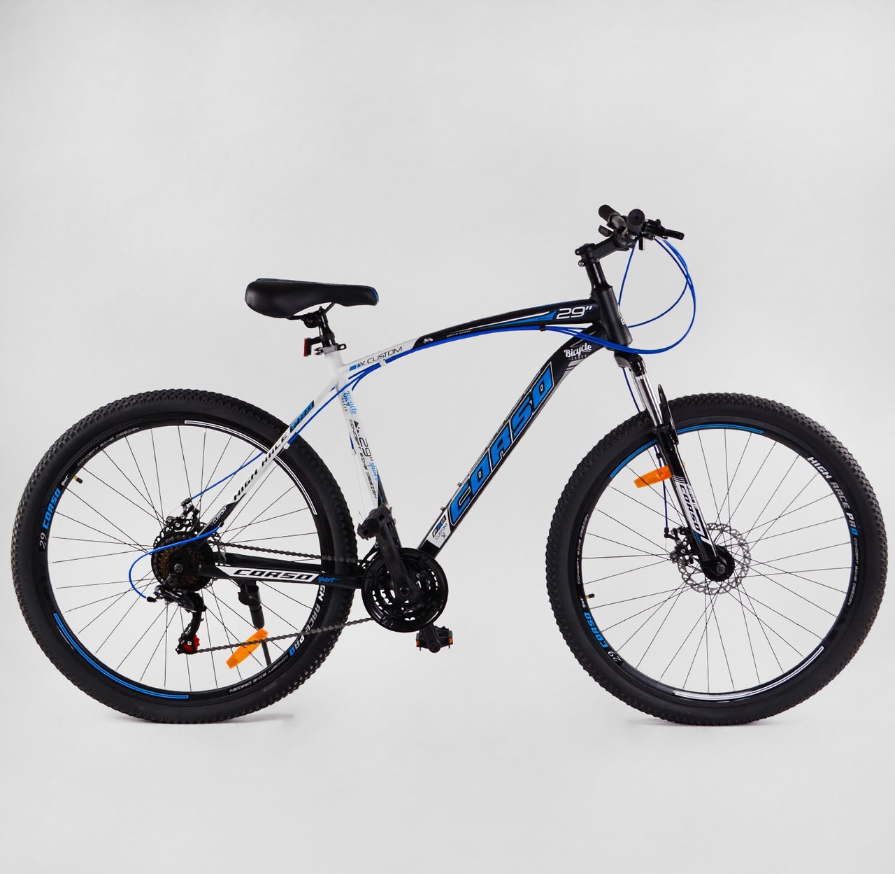 Велосипед спортивний Corso HIGH RACE PRO на 29 дюймів, синій 94616, фото 1