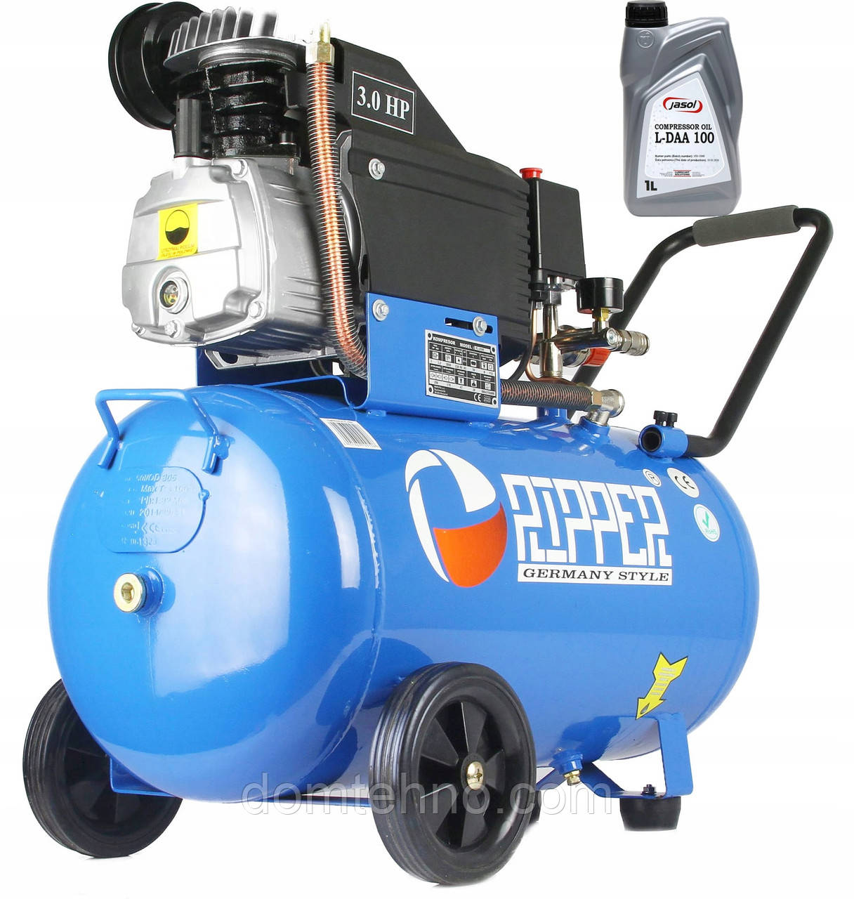 Масляний компресор 50 л FL-2550 RIPPER M80672A