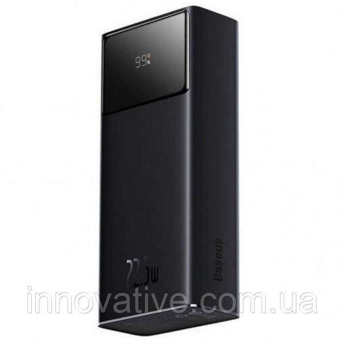 Зовнішній акумулятор Baseus Star Lord Display PPXJ060101 22.5 Вт 30000 мА·год Type-C 2x USB (Чорний), фото 1