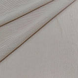 Тканина сітка стрейч щільна світло-бежева, фото 3