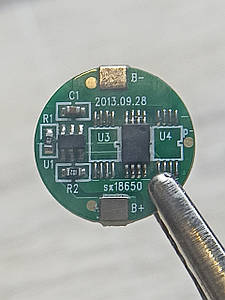 BMS контролер (плата захисту li-ion) 1S 2.5A HXYP-1S-A14