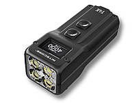 Фонарь Nitecore T4K 4000 Лм 4xCREE XP 12 V6 Черный Хіт продажу!