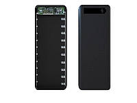 Корпус Power bank на 10 аккумуляторов 18650 Черный