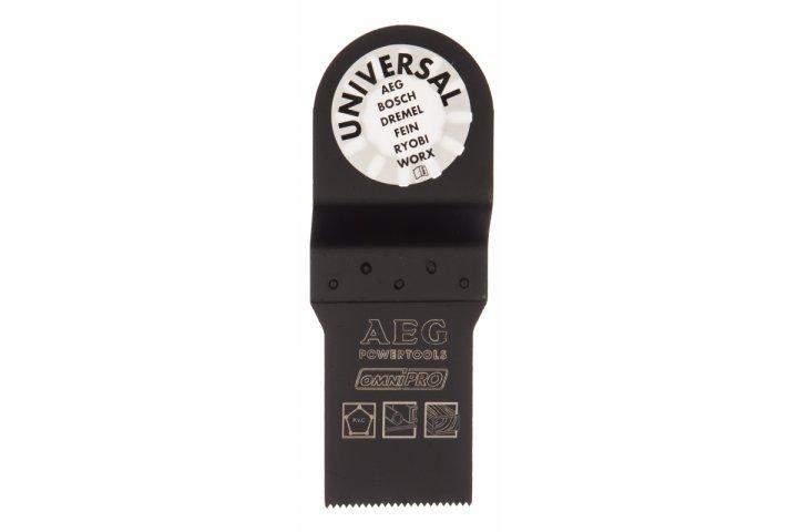 Полотно для різання біметалеве по дереву, металу, ПВХ до реноваторів OMNI AEG 28 X 40 мм (4932430315), фото 1