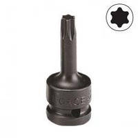 1/2" Головка-біта Torx суцільна, ударна T20, L=60 мм (FORCE 24606020)