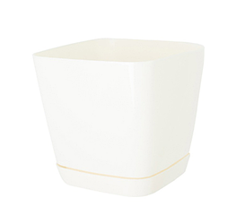 Горщик квадратний Toscana 15 см білий