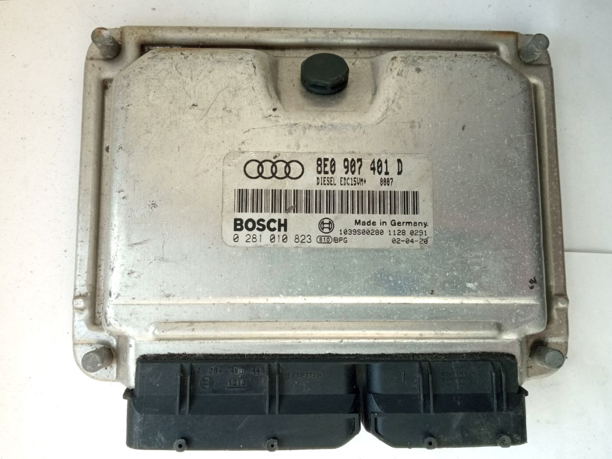 Електронний блок керування AUDI A4 B6 B7 2.5 TDI 0281010823 / 8E0907401D, фото 1