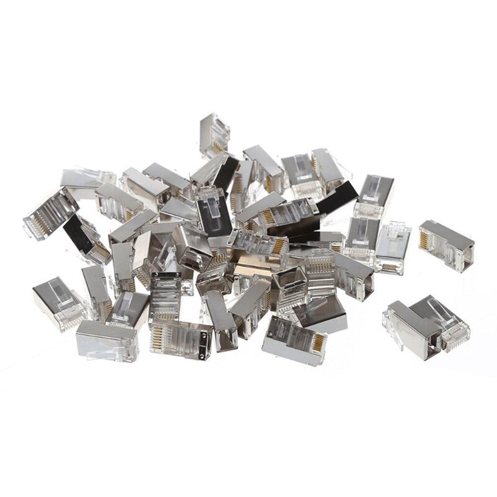 Разъем коннектор UGREEN Cat6 Ethernet RJ45 экранированный хрустальный ...