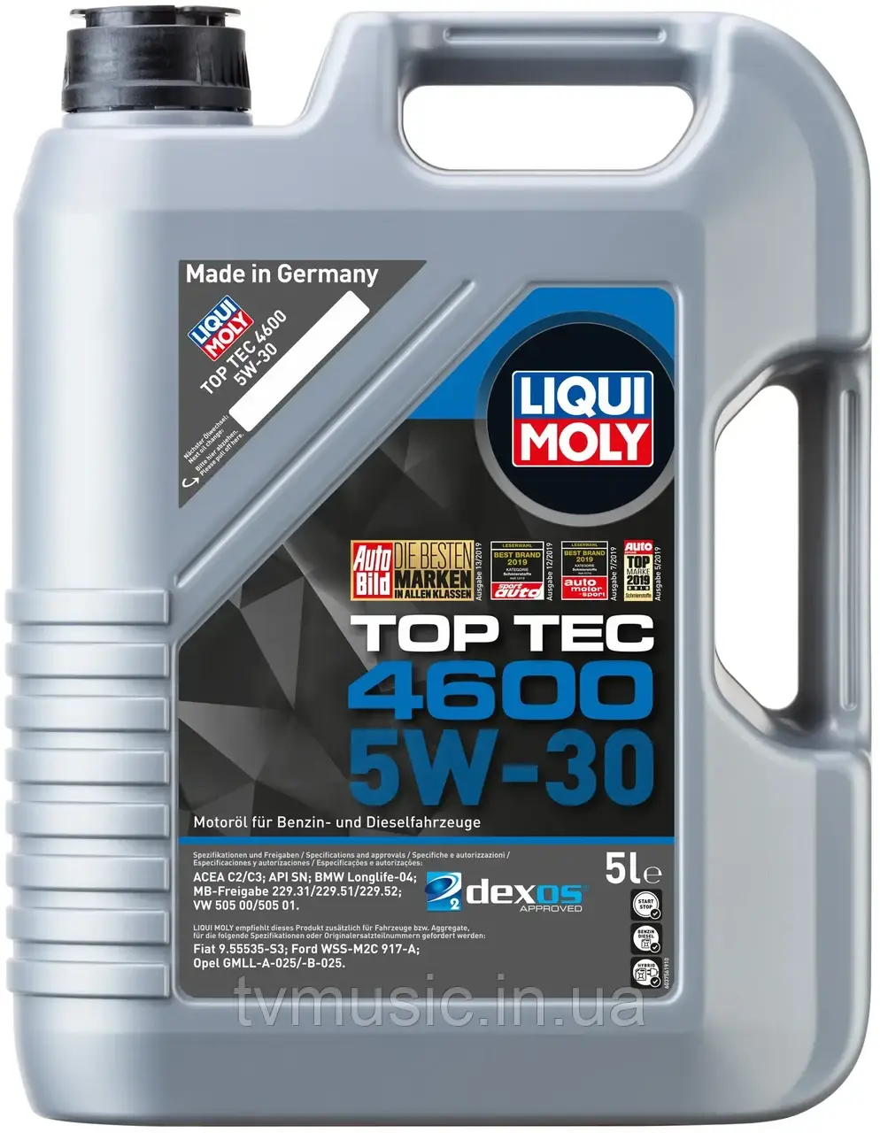 Олива моторна Liqui Moly Top Tec 4600 5W-30 5л