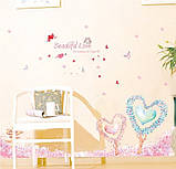Інтер'єрна наклейка на стіну Красива Любов XL7143, фото 4