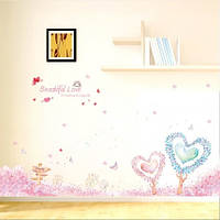 Интерьерная наклейка на стену Красивая Любовь XL7143