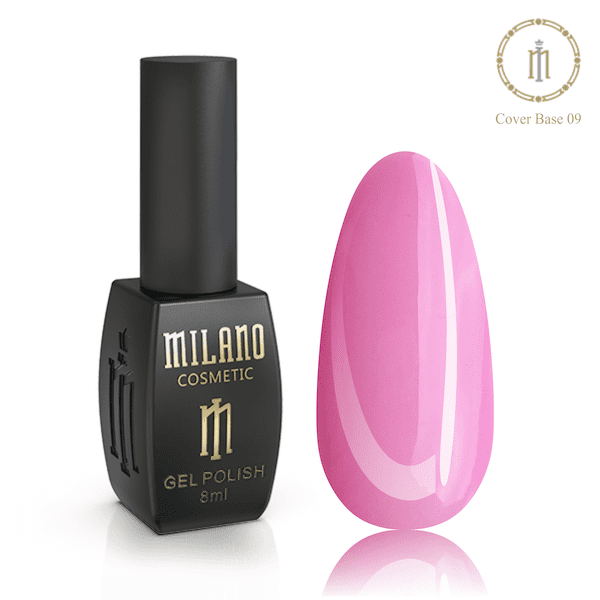 Кольорова база № 09 Color Cover Milano для нігтів, 8 мл