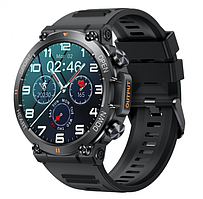 Чоловічі військові розумні смарт годинник smart для чоловіків з каучуковим ремінцем для айфона та андроїд