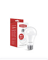 1-LED-775 ;Лампа светодиодная MAXUS 1-LED-775 A60 10W 3000K 220V E27