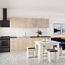 Готова Кухня серіії Comfort 2,6 м Дуб Сонома