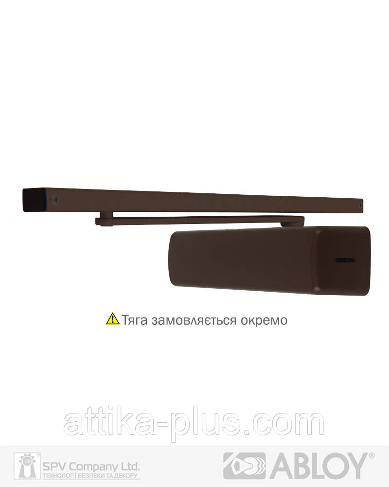 Дотягувач накладний ABLOY CAM DC250 BROWN BC W/O_ARM EN_1-6 до_120кг 1400мм FIRE