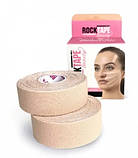 Кинезио тейп  для лица RockTape Beauty Half Gentle 2,5 см х 10 м (CША) Бежевый, фото 6