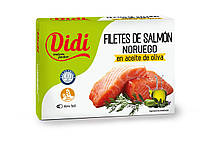 Лосось Норвезький в Оливковій олії Діді Didi Filetes Salmon en Aceite de Oliva 115 г Іспанія