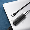 USB-хаб розгалужувач Ugreen HUB USB Type A — 4x USB 3.0 Black (CM416), фото 5