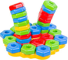 Мозаїка для найменших "Ігропазли SUPER" (39 деталей), Tigres, 39315, для дітей від 1 року, пластикові елементи