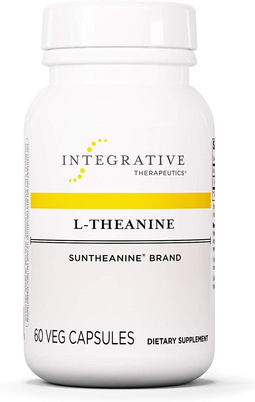 L-теанін, L-Theanine, Integrative Therapeutics, 100 мг, 60 вегетаріанських капсул