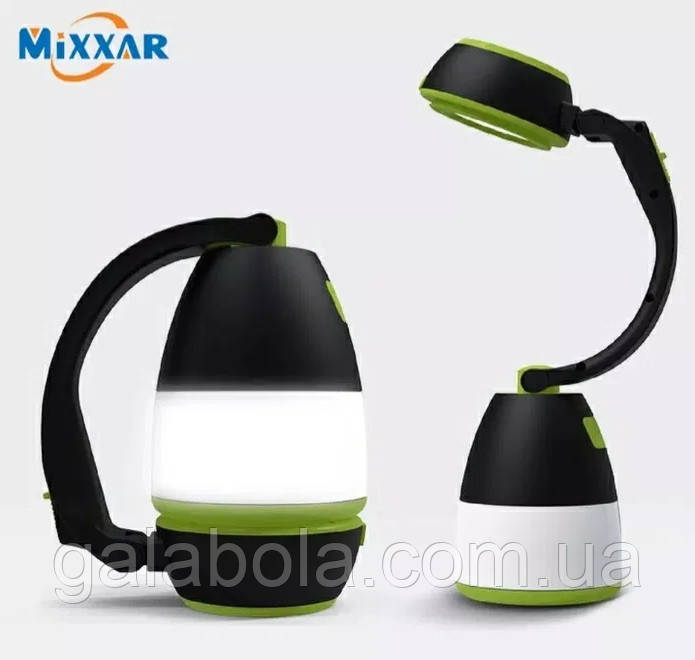 Мультифункціональна лампа-ліхтар/powerbank MIXXAR, фото 1