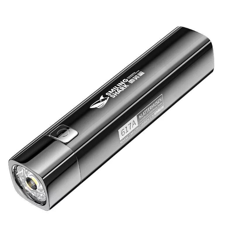 Ліхтар ручний акумуляторний 617A, пластиковий корпус powerbank, фото 1