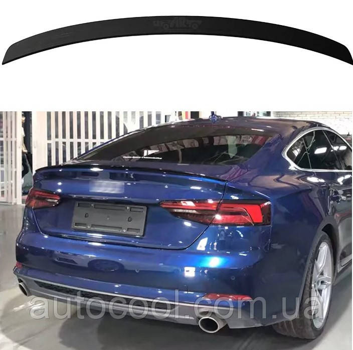 Спойлер багажника (лип спойлер, сабля, качиний хвостик) Audi A5 B9 2016+ г.в. для 4 дверний