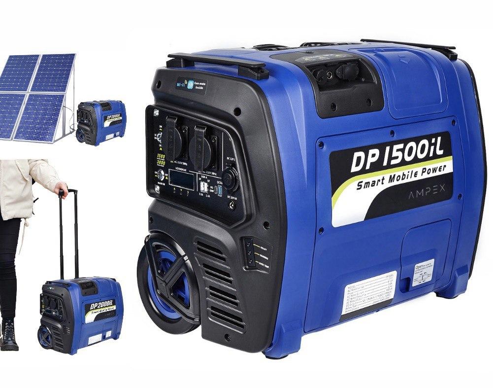 Портативна зарядна електростанція для дому Ampex DP1500iL (2048 Вт)