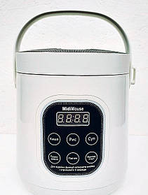 Автомобільна мультиварка MidiMouse 12 - 220 вольт 2 л для дома в машину