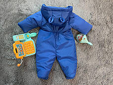 Дитячий комбінезон для новонародженого - осінній / весняний комбінезон для дітей від 0 до 6 міс, фото 5