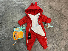 Дитячий комбінезон для новонародженого - осінній / весняний комбінезон для дітей від 0 до 6 міс, фото 2