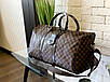 Сумка ручна поклажа дорожня Луї Віттон у клітинку Brown, фото 3
