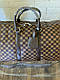 Дорожня Сумка ручна поклажа чорна, Keepall Damier Infini, фото 3