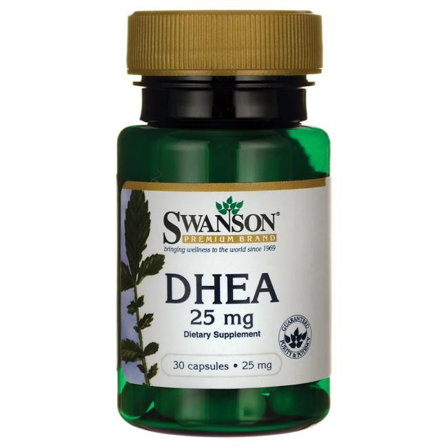 Дегідроепіандростерон Swanson DHEA High Potency 25 mg 30 caps