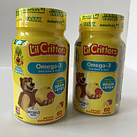 L'il Critters, Omega 3 омега 3 для дітей зі смаком малини та лимонаду, 60 желейок