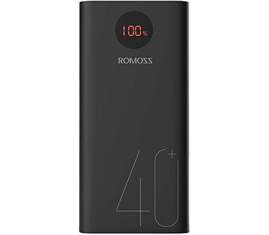 Портативний акумулятор павербанк Romoss Zeus Fast Charging 400000mah 18 W Black (PEA40)