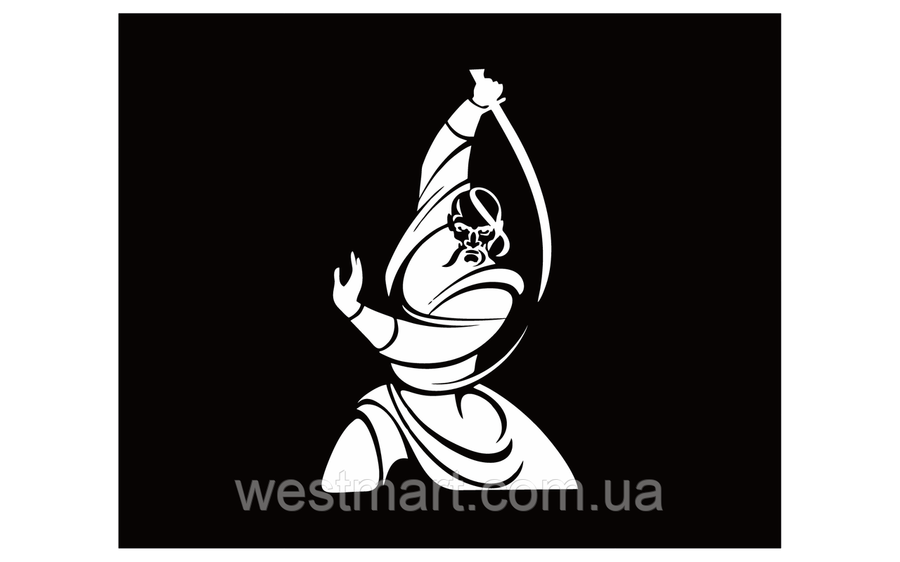 Вінілова наклейка Козак, фото 1