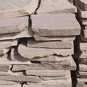 Піщаник червоний 4-5 см камінь для мощення садових доріжок, покроковых доріжок