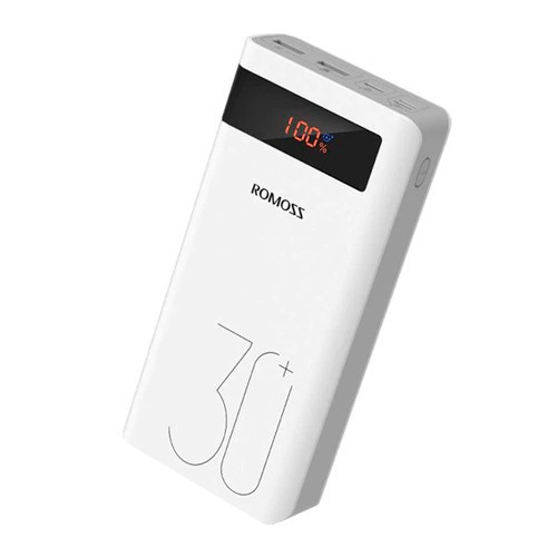 Портативний акумулятор павербанк Romoss Sense8P 30000mAh 15 W White (PHP30-PRO)