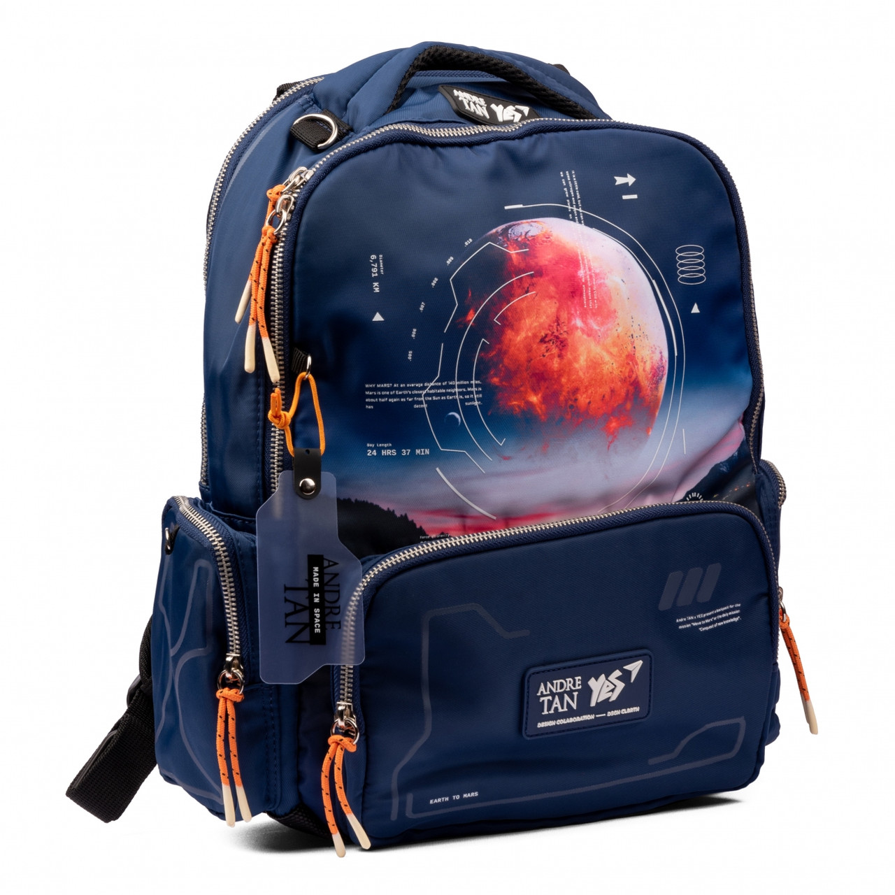 Рюкзак підлітковий YES TS-93 YES by Andre Tan Space dark blue 38 x 29 x 12 см, 13 л темно-синій (559037), фото 1