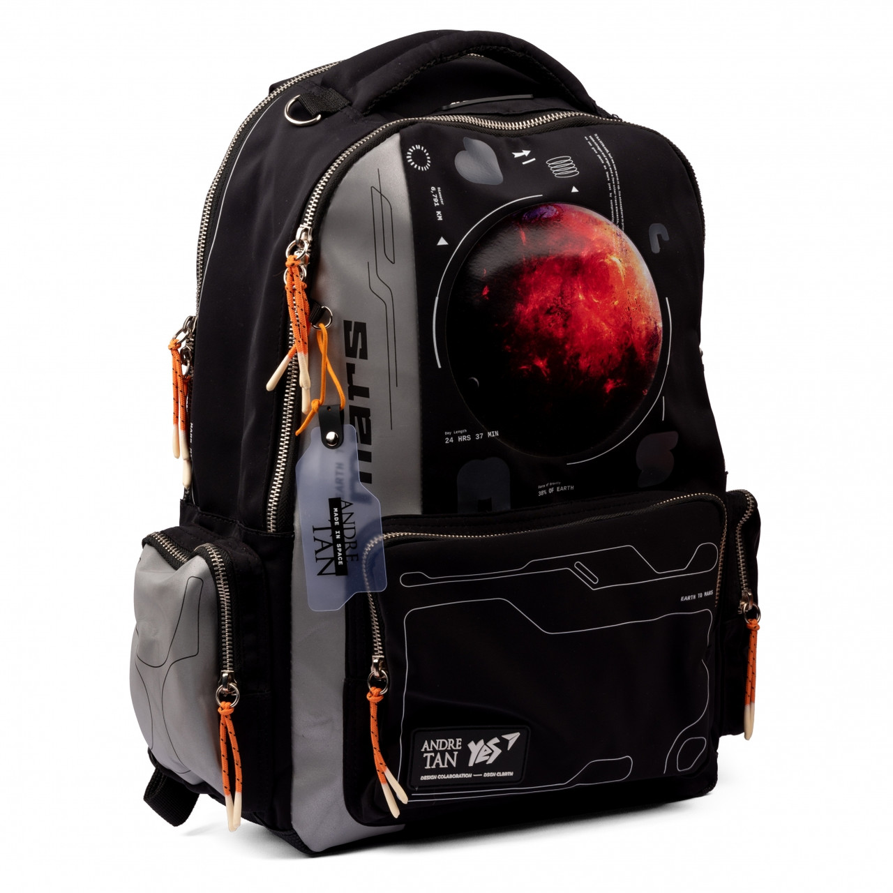 Рюкзак YES T-131 YES by Andre Tan Space black light 46х31х14 см, 20 л, чорний (559050)