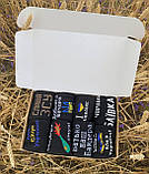 Коробка з шкарпетками патріотичні чоловічі на 8 пар 40-45 весна-осінь чорні, фото 2