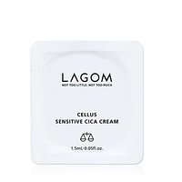 Успокаивающий крем для чувствительной и проблемной кожи пробник Lagom Cellus Sensitive CICA Cream